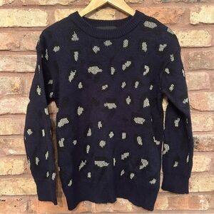 Kendall & Kylie Black and Gold Sweater